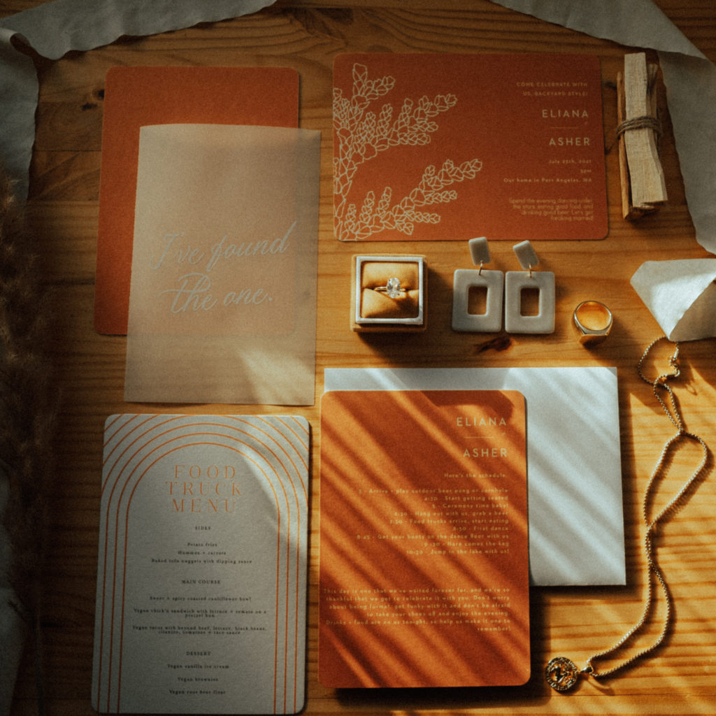wedding invite, elopement, elopement invite, backyard wedding, basic invite